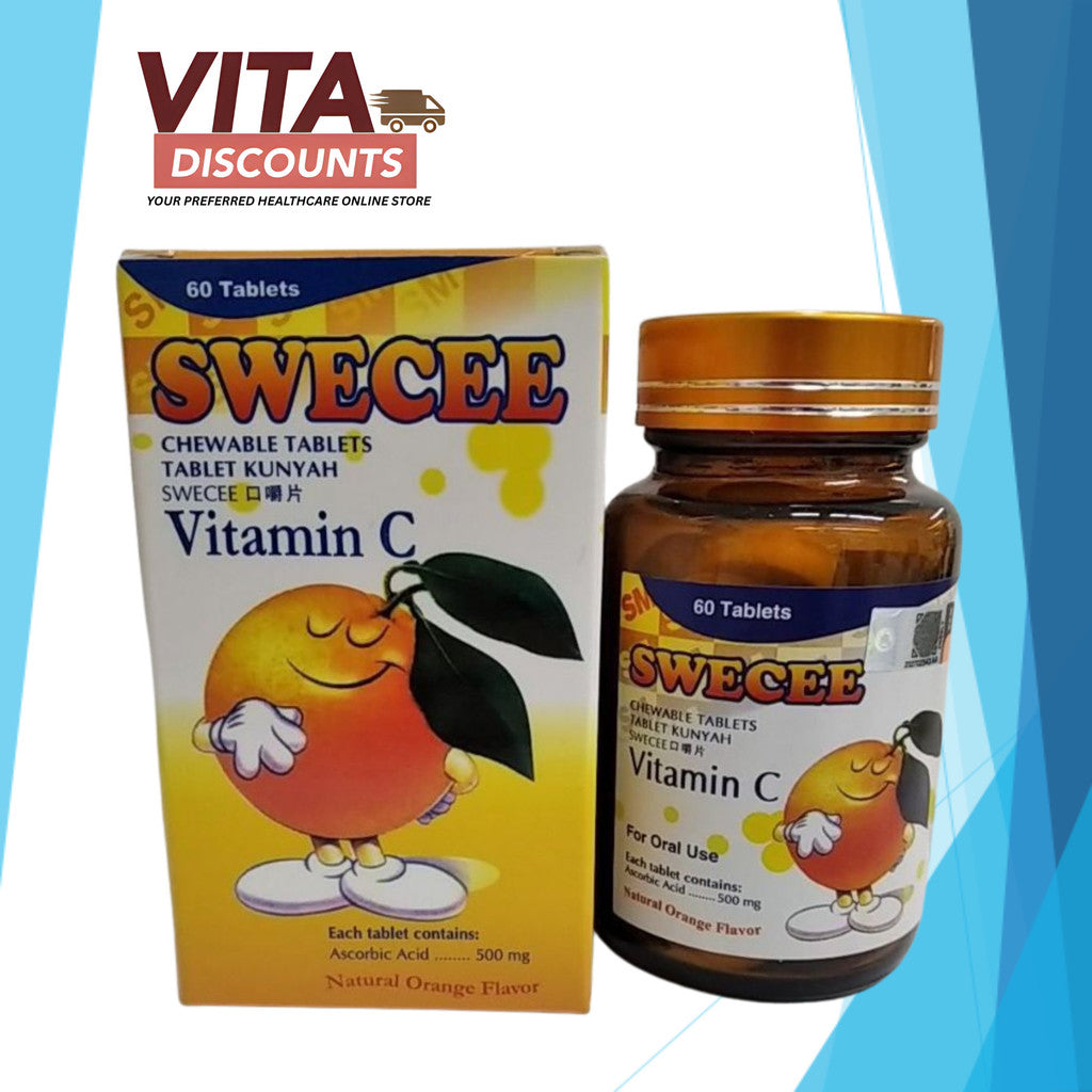 Swecee Vitamin C 500mg Ctabs (60's)