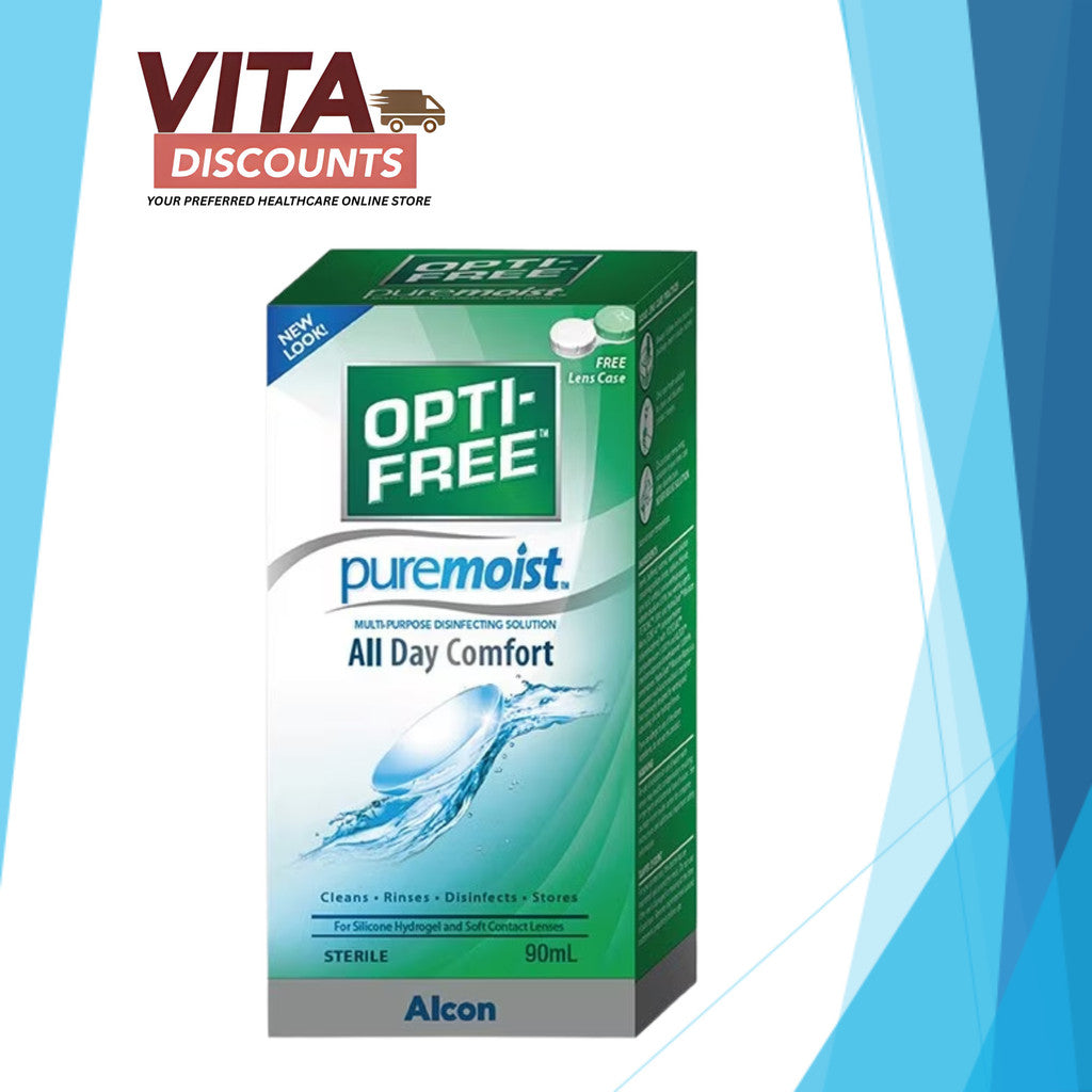 Opti-Free Puremoist Multi-Purpose Disinfecting Solution (90ml)