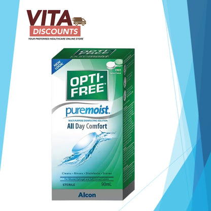 Opti-Free Puremoist Multi-Purpose Disinfecting Solution (90ml)