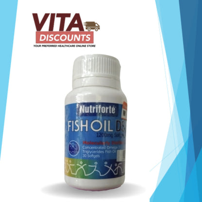 Nutriforte Fish Oil DS 1200mg Sgels (30's) [Exp 06/2027]