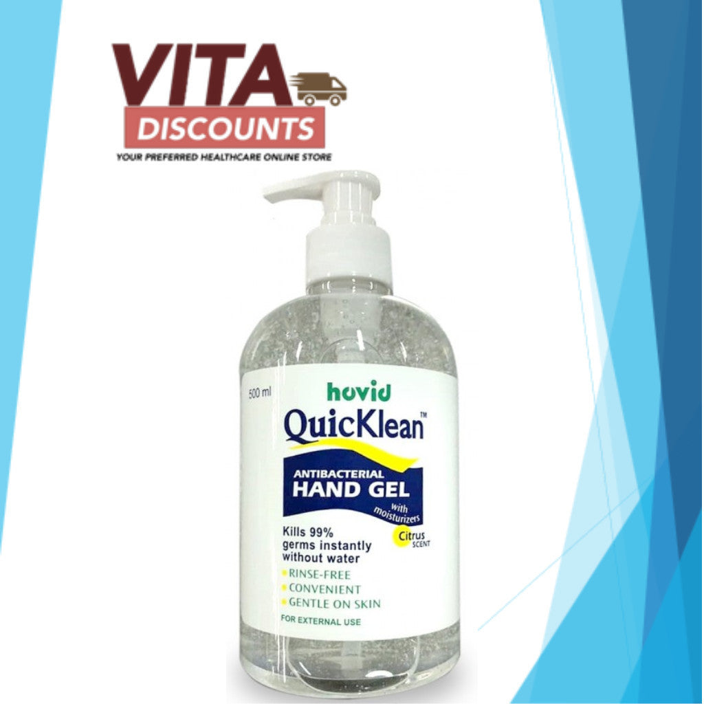 Hovid Quicklean Instant Antibacterial Hand Gel Big Bottle (500ml)