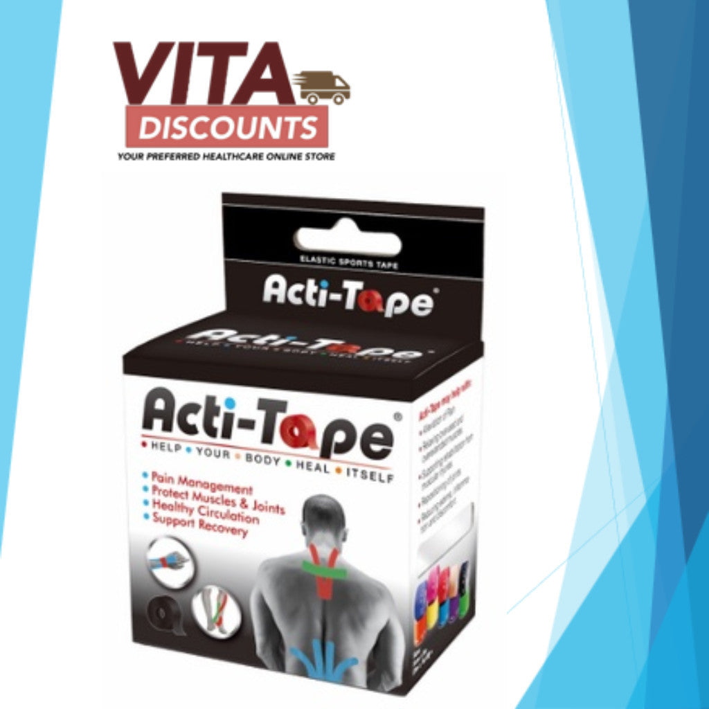 Acti-Tape Beige/Black/Blue/Red (5cm x 5M)