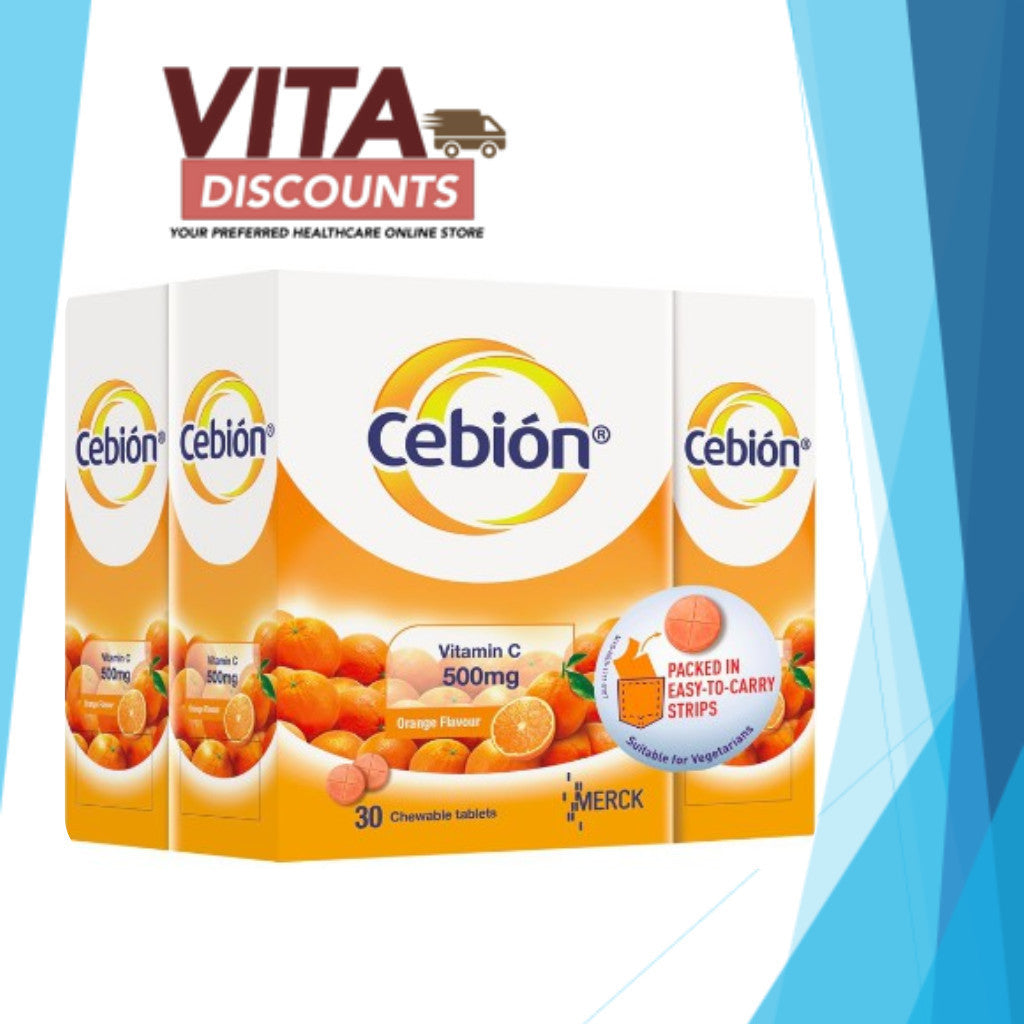 Cebion Vitamin C 500mg Ctabs (30's x 3 Pack) [Exp 12/2027]