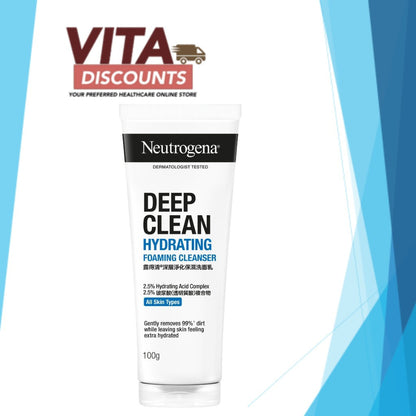 Neutrogena Deep Clean Hydrating Foaming Cleanser (100g) [Exp 02/2027]
