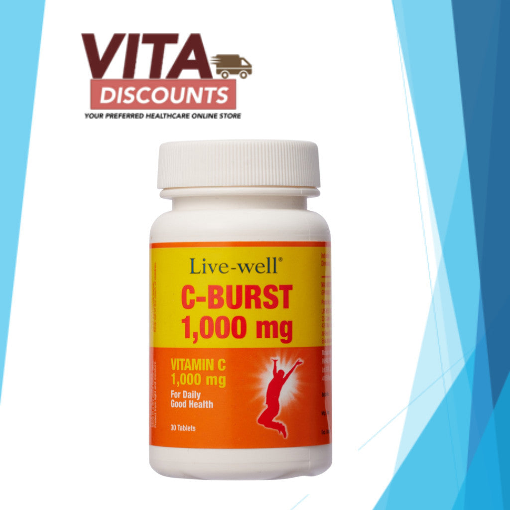 Live-Well C-Burst 1000mg Tabs (30's)