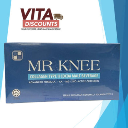 Mr Knee Collagen Type Ii Cocoa Malt Beverage Powder Sacs (15g) (15's) [Exp 02/2028]  [Not Entitled Redemption]