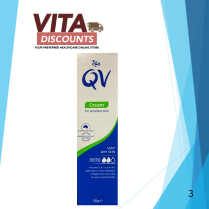Qv Cream New Small Size (50g) [Exp 06/2030]