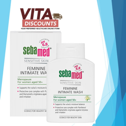 Sebamed Feminine Intimate Wash Menopause Women Aged 50+ (200ml) [Exp 06/2028]
