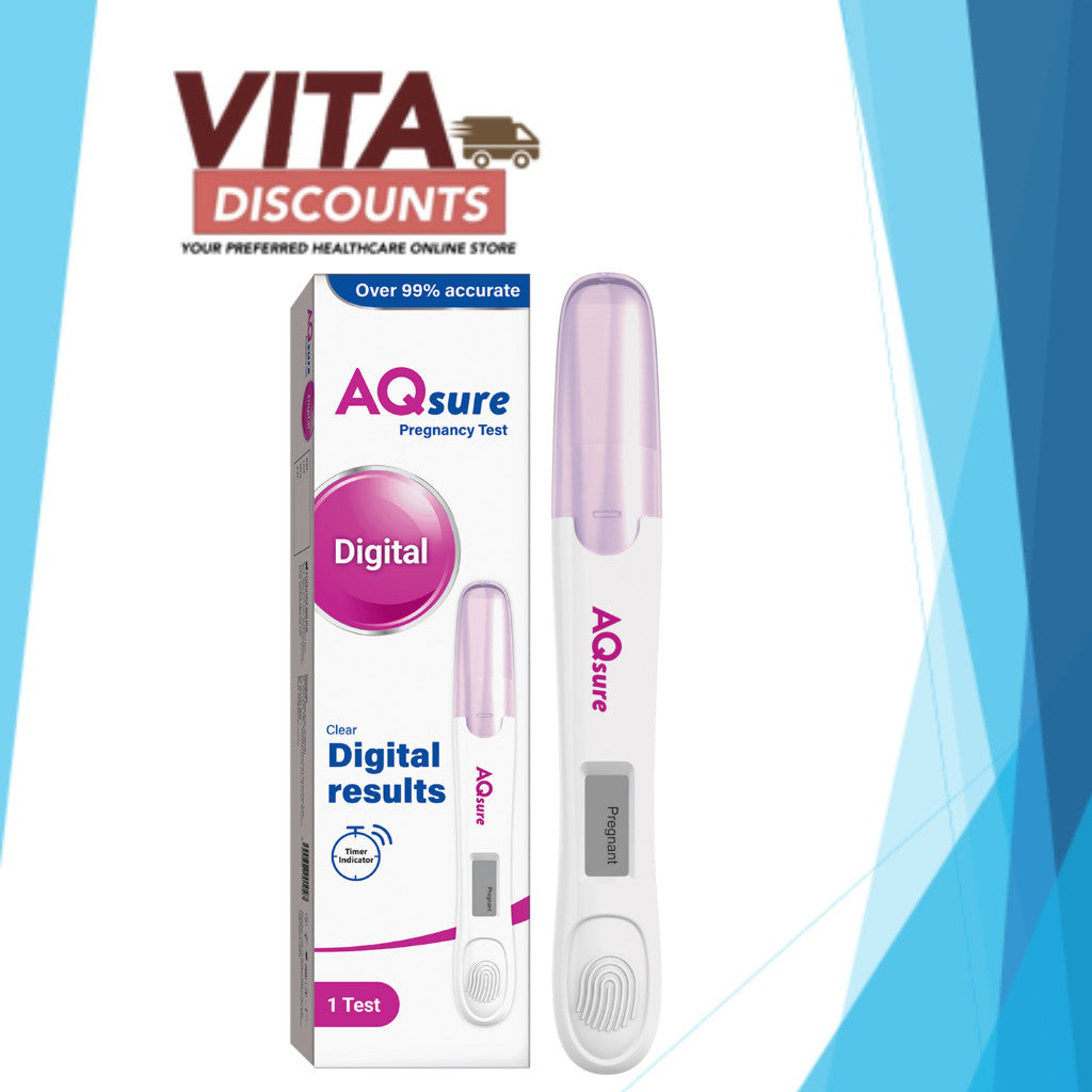 Aq Sure Pregnancy Test Digital (1's)