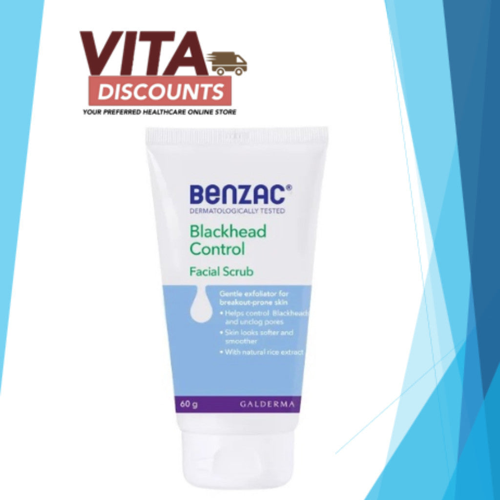 Rtc - Benzac Blackhead Control Facial Scrub (60g) [Exp 06/2025]