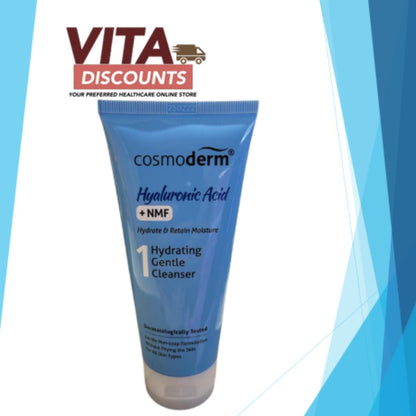Cosmoderm Hyaluronic Acid + Nmf Hydrating Gentle Cleanser (125ml)