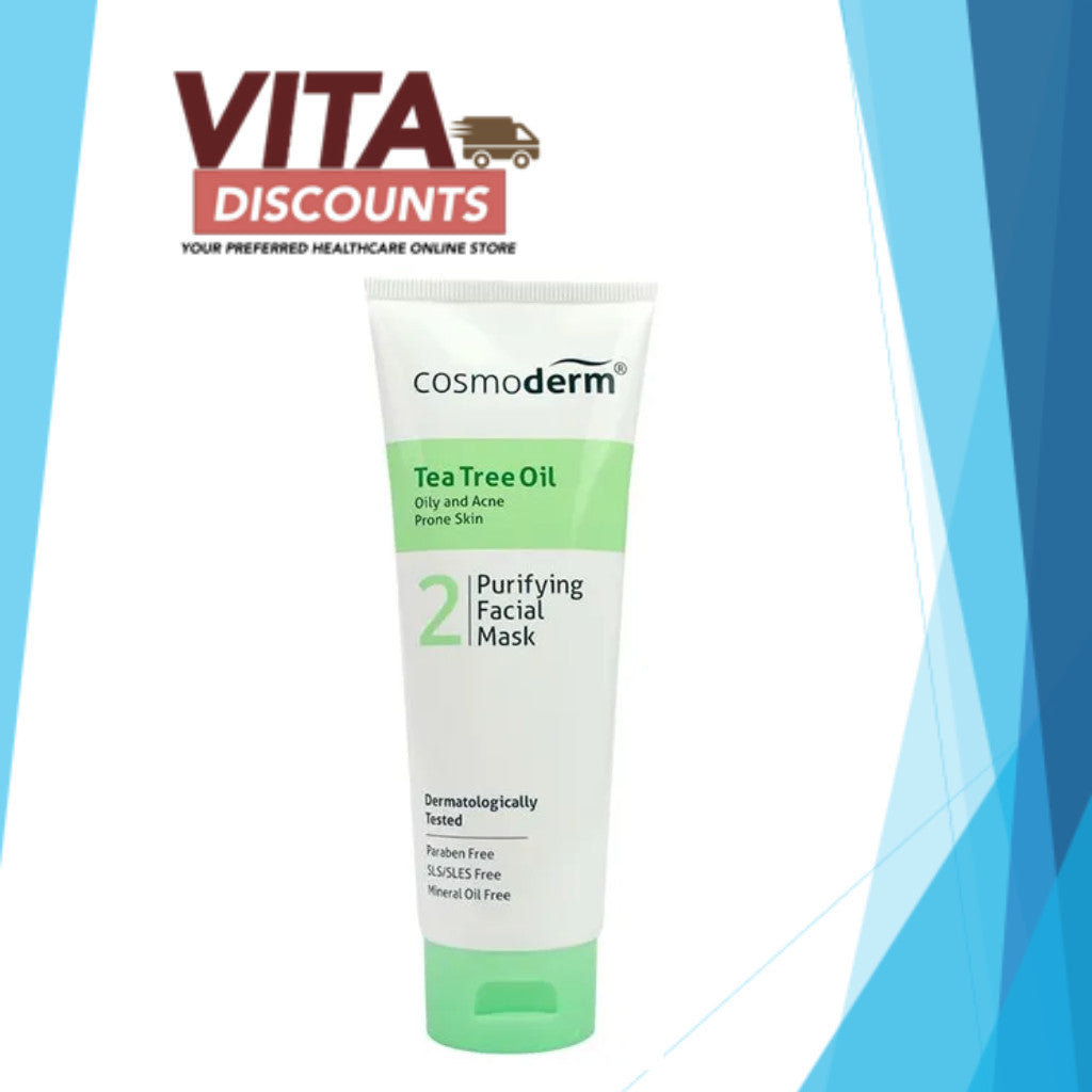 Cosmoderm Tea Tree Oil Purifying Facial Mask (100ml) [Exp 11/2027]