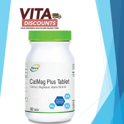 Nova Calmag Plus Tabs (60's) [Exp 04/2028]  [Extra 1 Gift]
