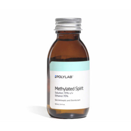 Polylab Biotech Methylated Spirit Ethanol 70% (100ml) [Exp 04/2027]