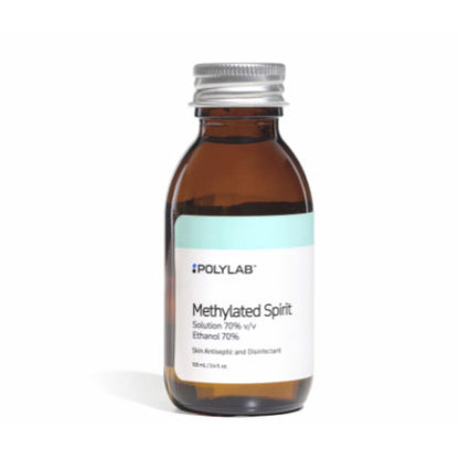 Polylab Biotech Methylated Spirit Ethanol 70% (100ml) [Exp 04/2027]
