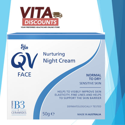 Qv Face Nurturing Night Cream (50g) [Exp 10/2028]