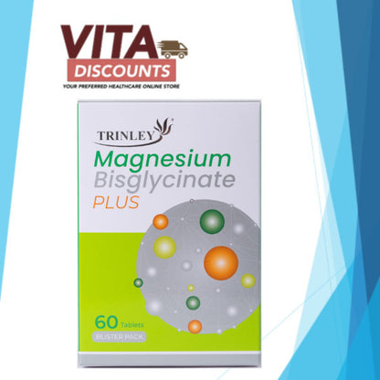 Trinley Magnesium Bisglycinate Plus Tabs (60's) [Exp 07/2027]