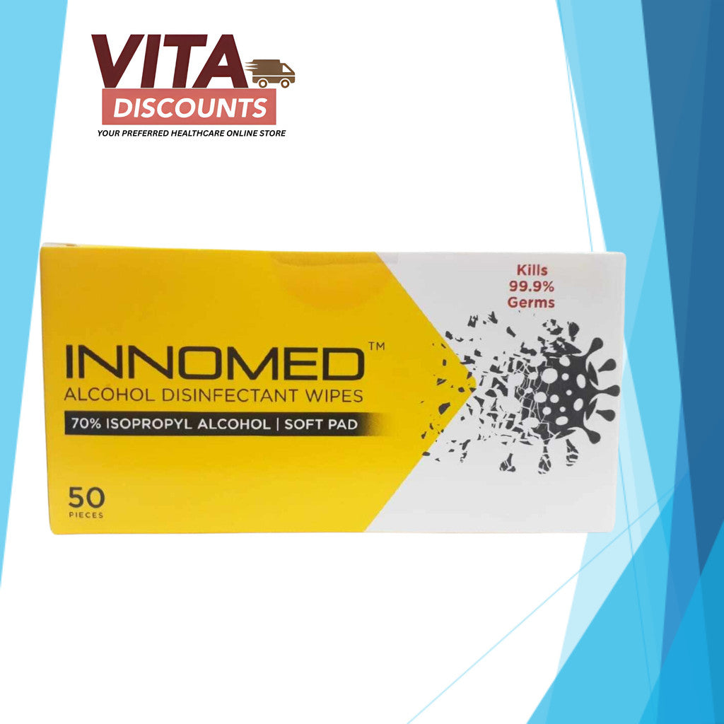 Innomed Alcohol Swab 70% Soft Pad Isopropyl Alcohol (50's)