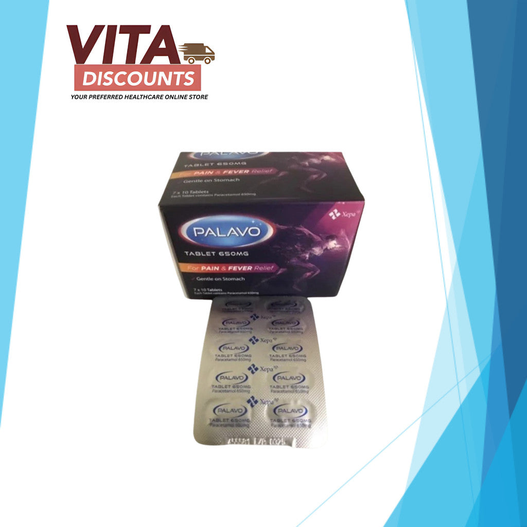 Palavo 650mg Tabs One Strip (10's) [Exp 08/2027]