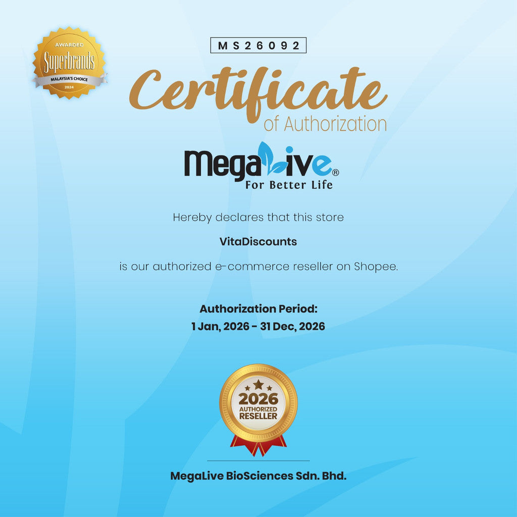 Megalive Brevkids (1g) Tabs (60's) Pack-Of-2 [Exp 02/2027]  [Extra 2 Gift]