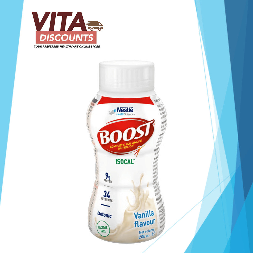 Boost Complete Balanced Nutrition Isocal Drink Vanilla (200ml)