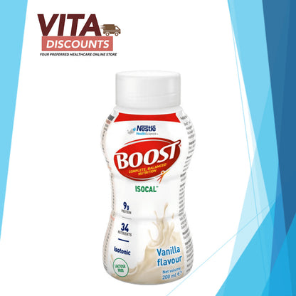 Boost Complete Balanced Nutrition Isocal Drink Vanilla (200ml)