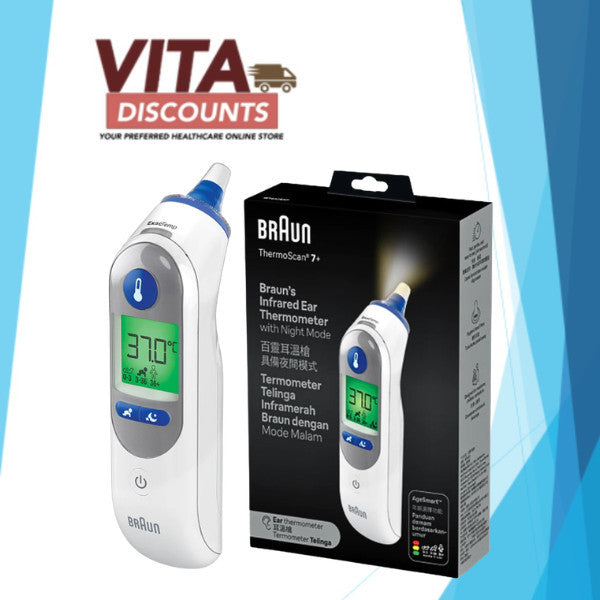 Braun Thermoscan 7+ Ear Thermometer Irt 6525