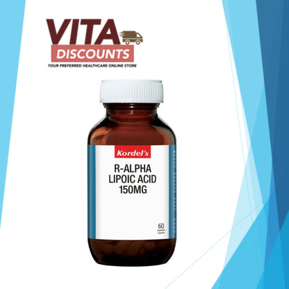 Kordel's R-Alpha Lipoic Acid 150mg Vcaps (60's)