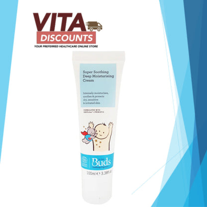 Buds Super Soothing Deep Moisturising Cream (100ml) [Exp 07/2027]