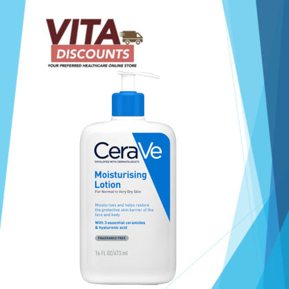 Cerave Moisturizing Lotion (236ml/473ml) [Exp 12/2027]