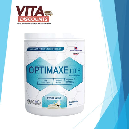 Criticare Optimaxe Lite Powder Vanilla (400g) [Exp 09/2027]