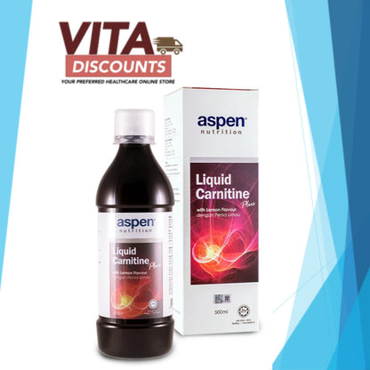 Aspen Nutrition Liquid Carnitine Plus (500ml) [Exp 08/2027]
