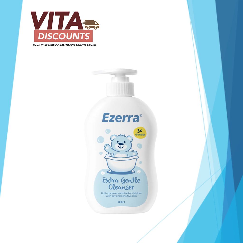 Ezerra Extra Gentle Cleanser (500ml) [Exp 10/2028]