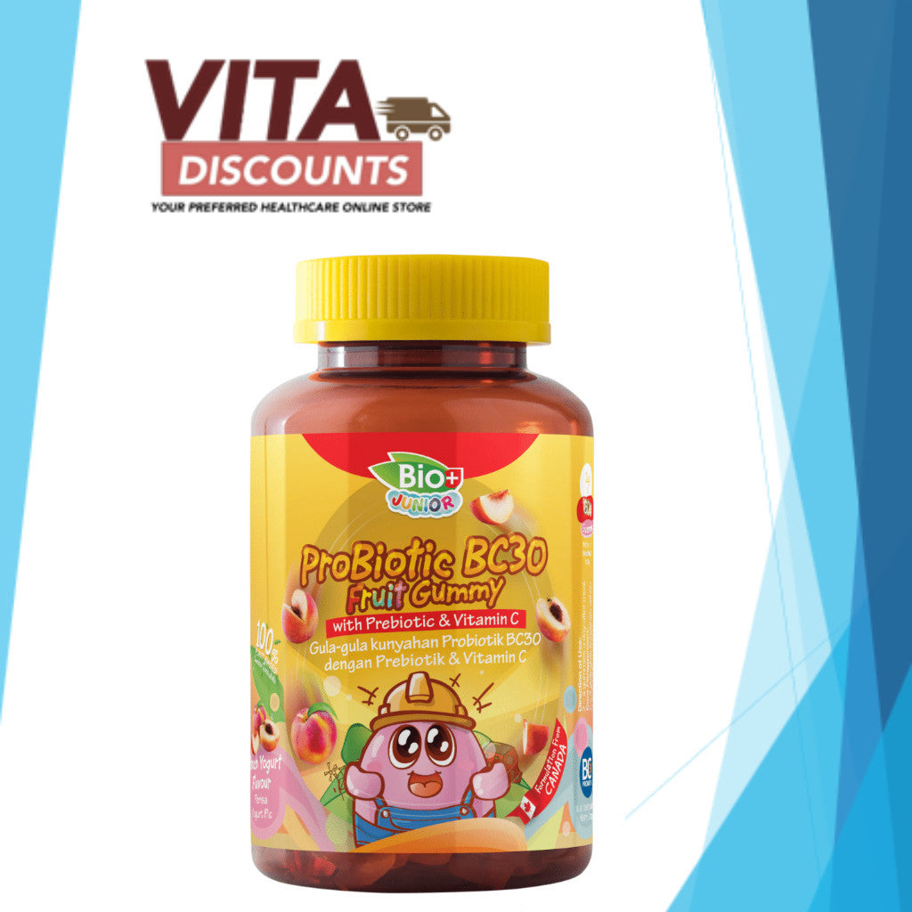 Bio+ Junior Probiotic Bc30 Fruit Gummy (2g x 60's) [Exp 06/2027]