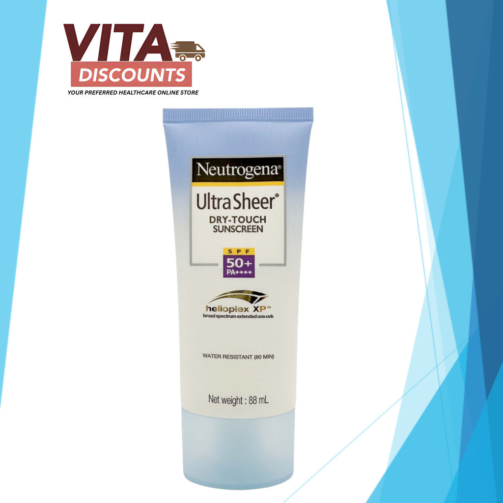 Neutrogena Ultra Sheer Dry-Touch Sunscreen Spf 50+ (88ml) [Exp 12/2027]