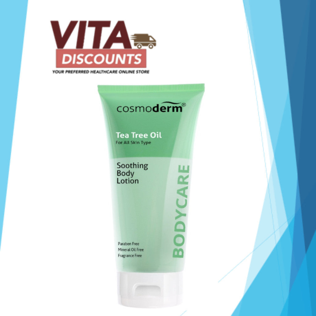 Cosmoderm Tea Tree Oil Soothing Body Lotion (60ml/125ml)