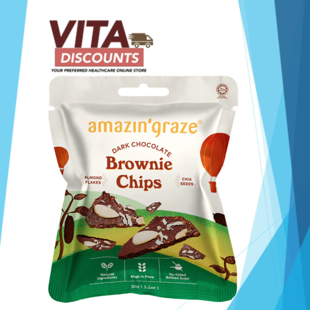 Amazin'Graze Dark Chocolate Brownie Chips (30g)