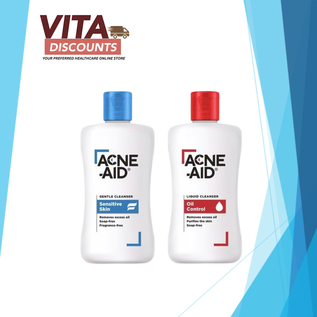 Acne-Aid Gentle Cleanser Sensitive Skin/Liquid Cleanser Oil Control (100ml) [Exp 07/2027]
