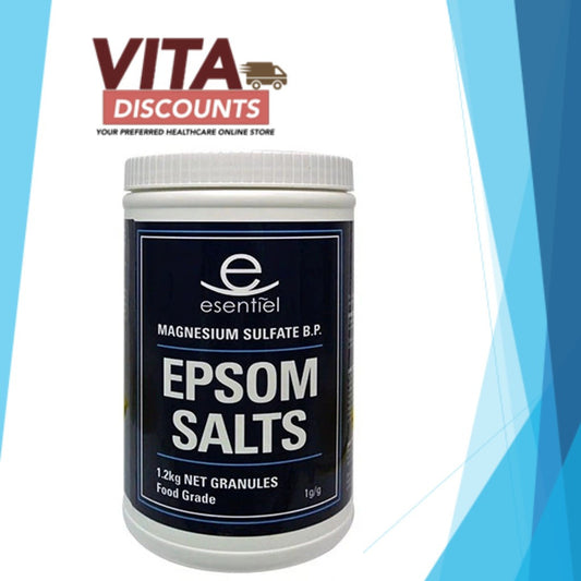 Epsom Salts Single Bottle (1.2kg) [Exp 09/2029]