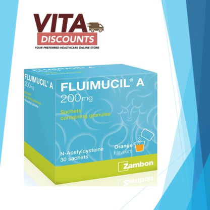 Fluimucil A 200mg Powder (30's) [Exp 04/2027]