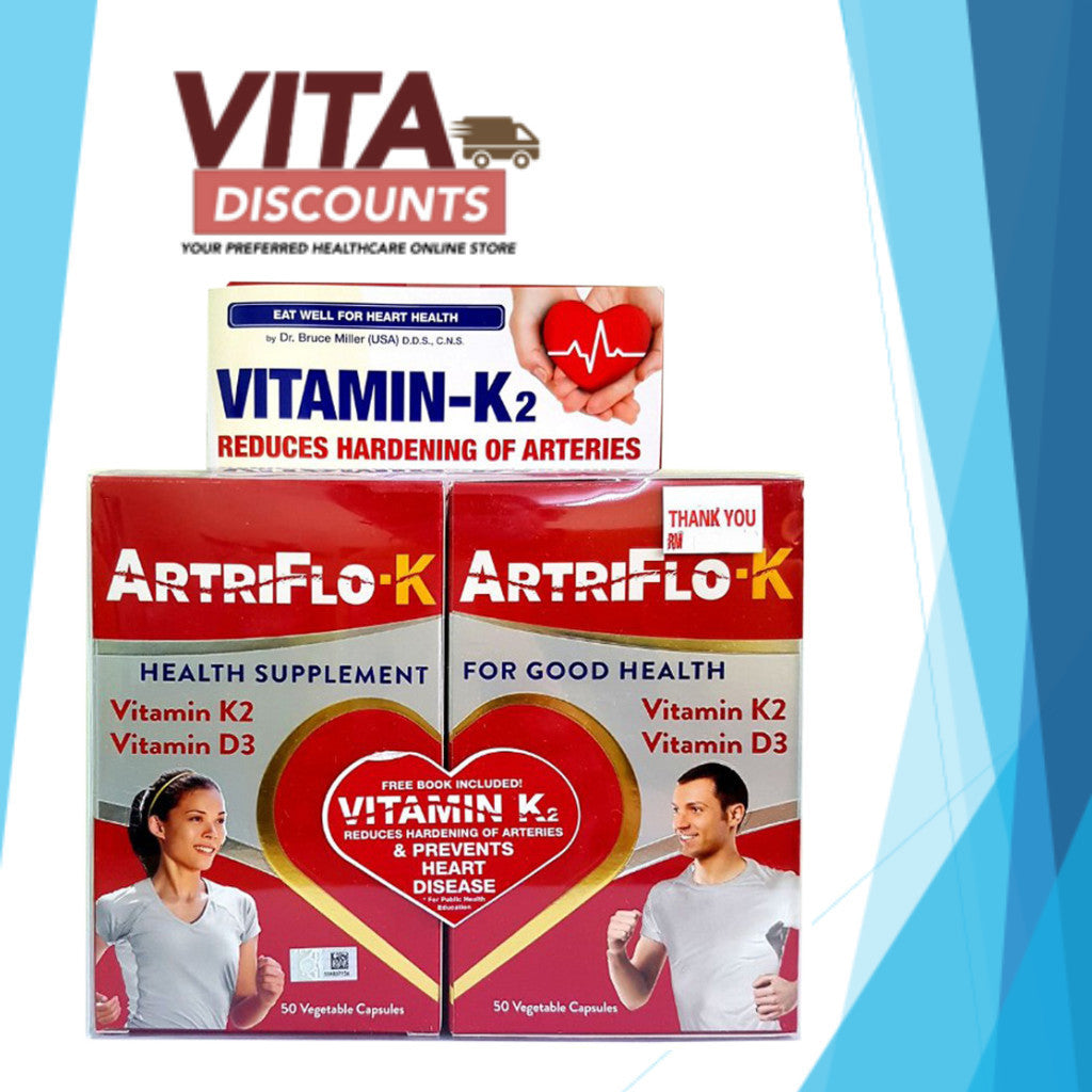 Live-Well Artriflo-K Vcaps Big Pack (50's x 2 Pack) [Exp 05/2027]