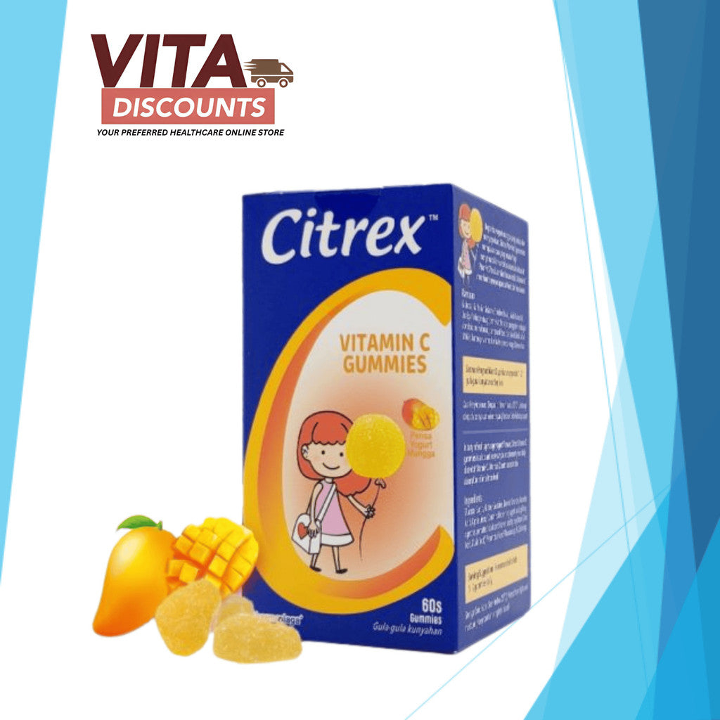 Citrex Vitamin C Gummies Flavour - Apple/Mango Yoghurt (60's)