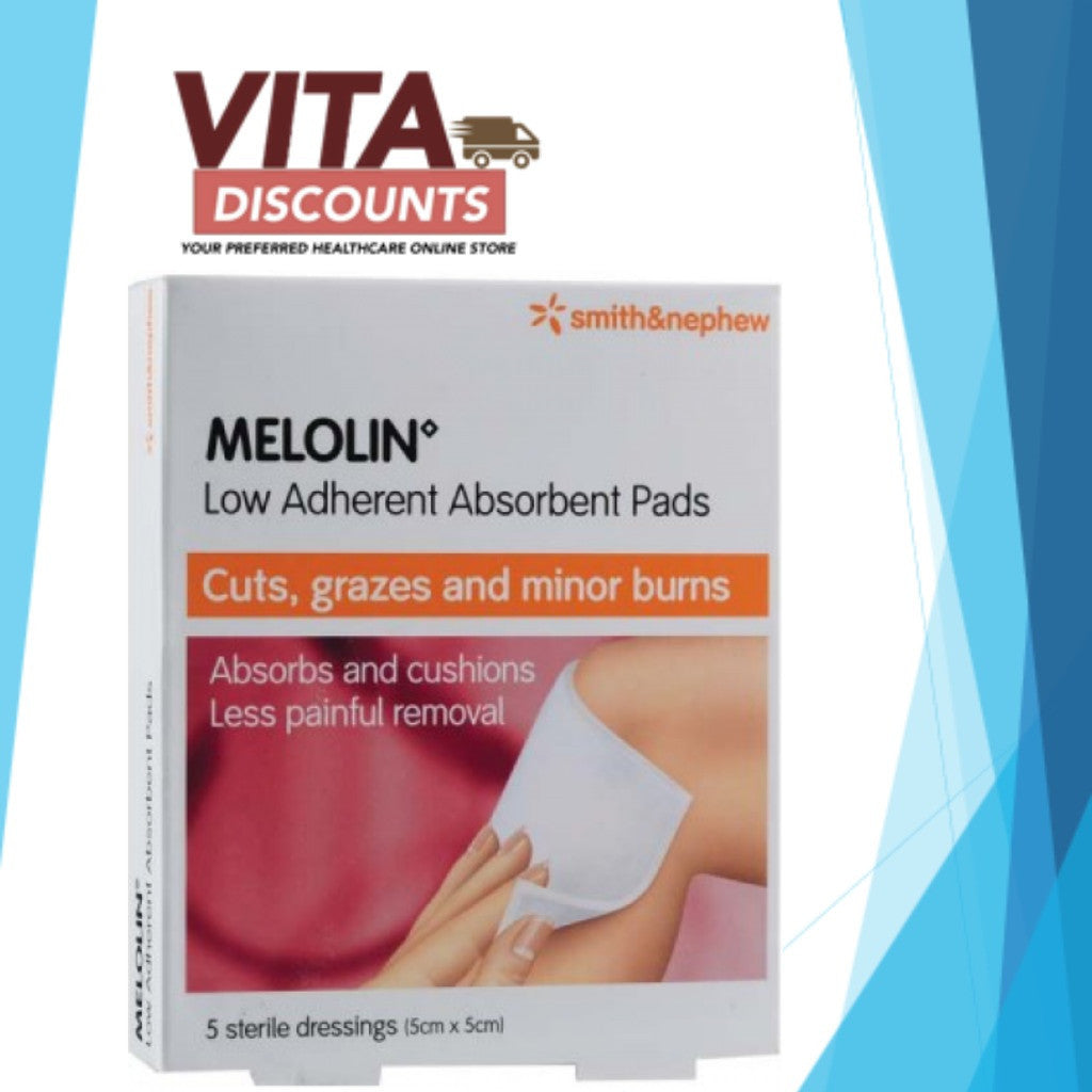 Smith&Nephew Melolin (5 x 5cm x 5's) [Exp 01/2030]