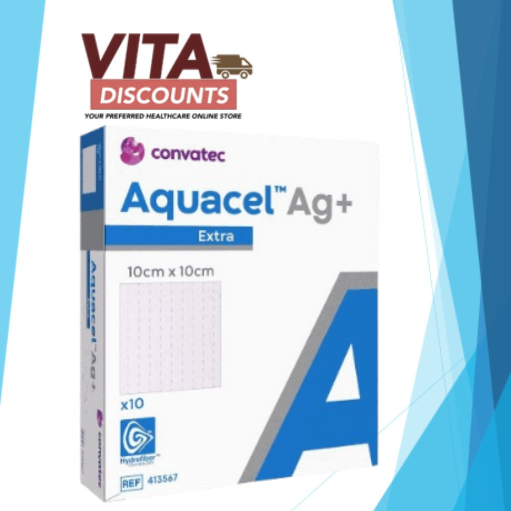 Convatec Aquacel Ag+ Extra With Ag+ (10 x 10cm x 10's) [Exp 04/2027] R413567