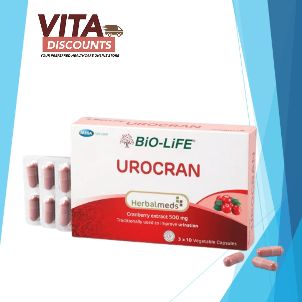 Biolife Urocran 500mg Caps (30's)