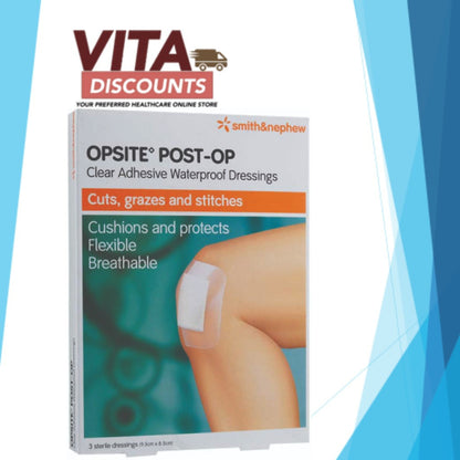 Smith&Nephew Opsite Post-Op (9.5 x 8.5cm x 3's) [Exp 07/2030]