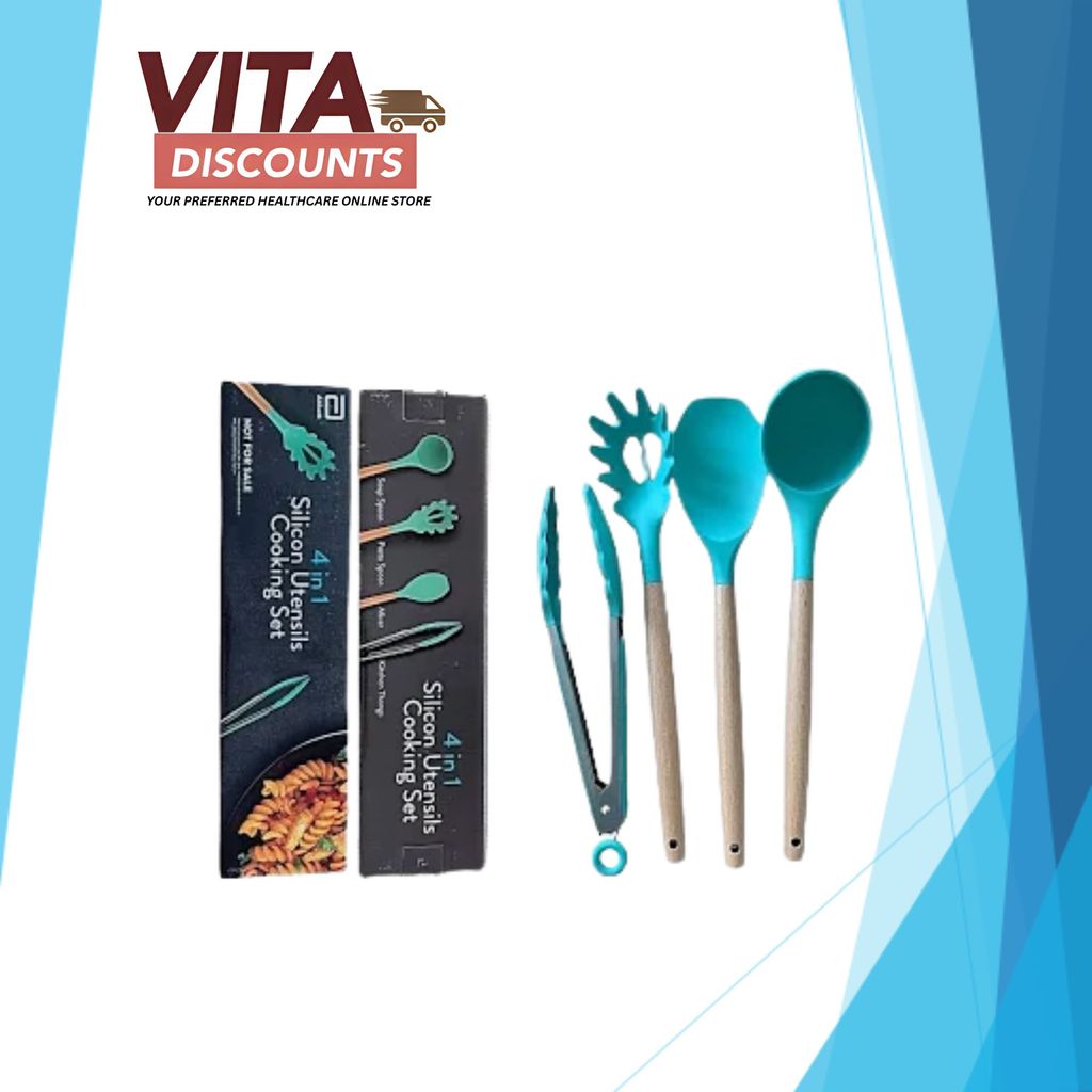 Exclusive 4 In 1 Silicon Utensils Cooking Sample Pack Sets