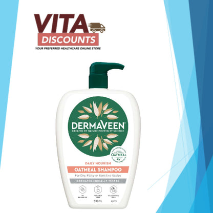 Dermaveen Oatmeal Shampoo (500ml) [Exp 01/2028]