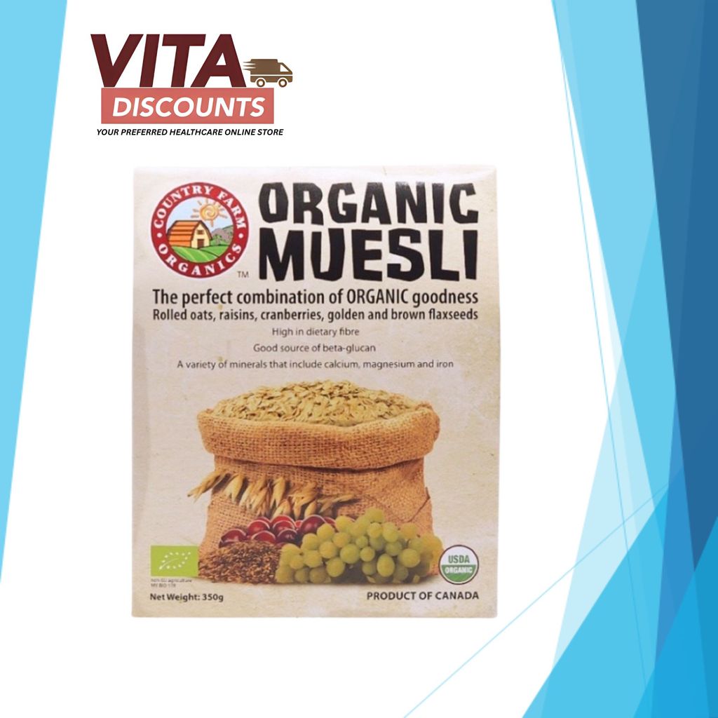 Country Farm Organics Muesli (350g x 1/2 Pack)