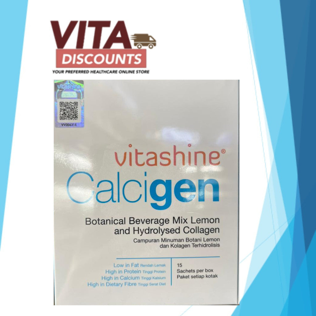 Vitashine Calcigen Powder (10g) (15's) [Exp 05/2027]  [Extra 2 Gift]